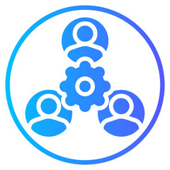 organization gradient icon