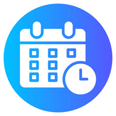 calendar gradient icon