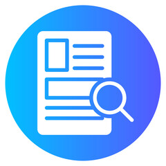 search gradient icon