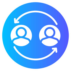 shift gradient icon