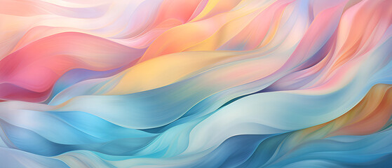 Obraz premium Abstract background with waves, Generative ai