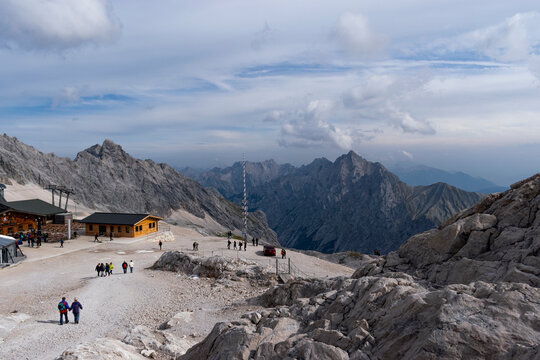 Montanha Zugspitze na Alemanha, Europa