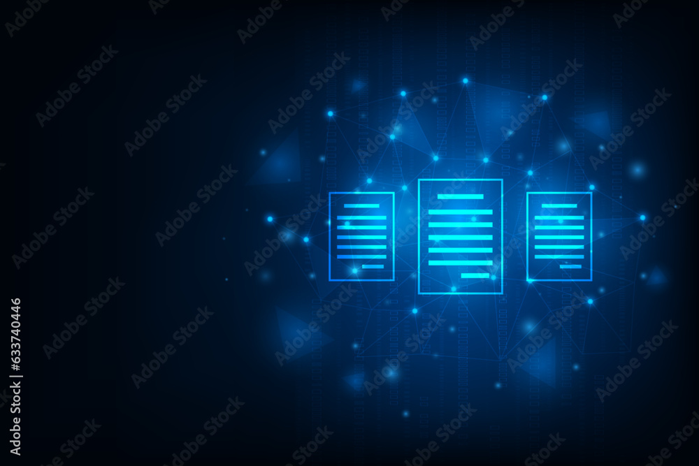 Aufkleber vector abstract technology. hi-tech commucation concept background. technology internet transmission