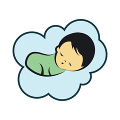 Obraz premium Baby logo vecto