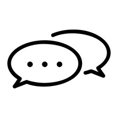 conversation line icon