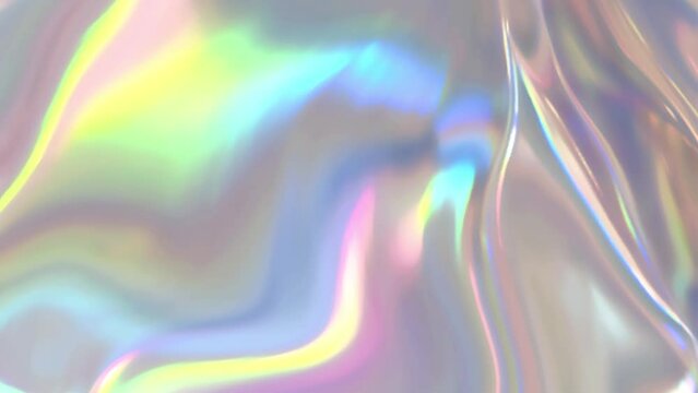 Soft Holographic Iridescent Animated Background