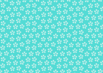 ブルーの小桜の模様の入った壁紙の画像
