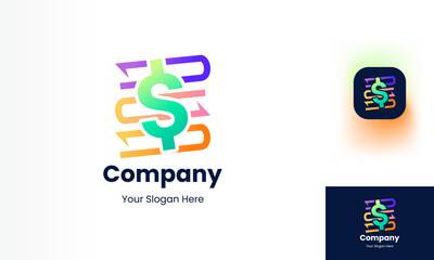 Financial investment logo suitable for your various business and design needs.