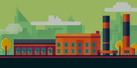 Obraz premium Business and technology concept - Generative AI