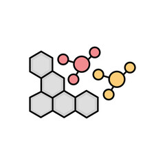 Atom vector icon which can easily modify or edit

