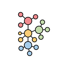 Atom vector icon which can easily modify or edit

