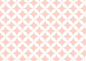 ピンクの七宝の模様の入った壁紙の画像
