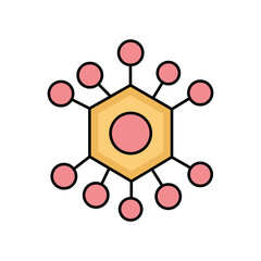 Connection vector icon which can easily modify or edit

