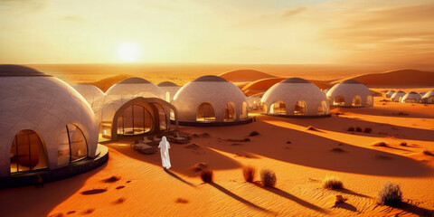 Tourism of the future in Sahara Desert - Generative AI