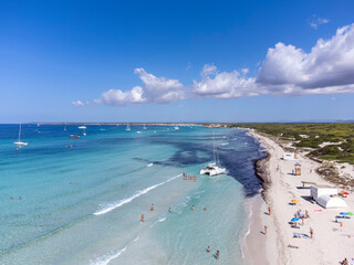 Es Trenc beach, municipality of Campos, Majorca, Balearic Islands, Spain