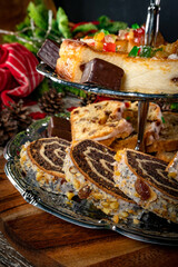 Various sweet cakes.