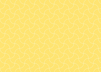 黄色の分銅繋ぎの模様の入った壁紙の画像
