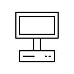 computer line icon