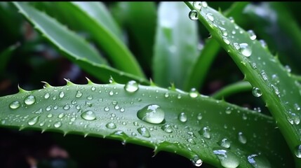Aloe Vera: Nature's Healing Drops for Your Skin, generative ai
