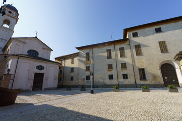 Fototapeta na wymiar Godiasco, old town in Pavia province
