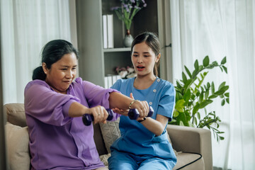 Home caregiver physio empowers seniors via exercises for strength, flexibility, aiding recovery.