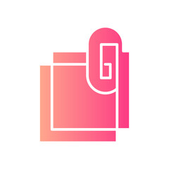 attachment gradient icon