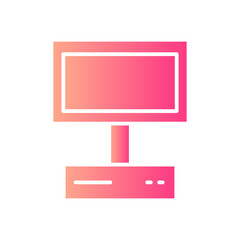 computer gradient icon