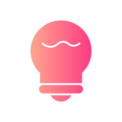 lamp gradient icon
