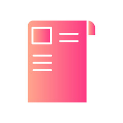 letter gradient icon