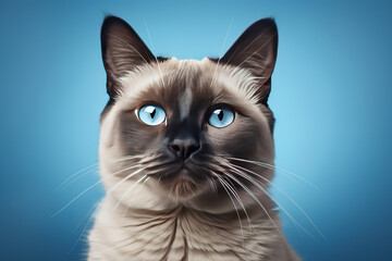 Fototapeta premium Ragdoll cat breed