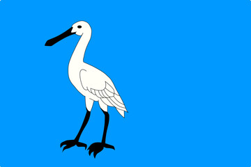 Flag of Wormerland Municipality (North Holland or Noord-Holland province, Kingdom of the Netherlands, Holland)