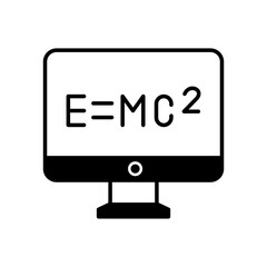 Emc2 vector icon which can easily modify or edit

