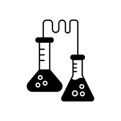 Conical flask vector icon which can easily modify or edit

