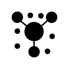 Atom vector icon which can easily modify or edit

