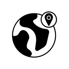 Location pin vector icon which can easily modify or edit

