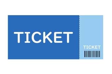 Illustration of a perforated ticket.