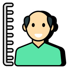 Unique design icon of prisoner 