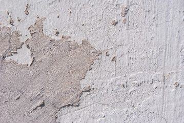 Aging uneven plaster, background, texture, nothing superfluous
