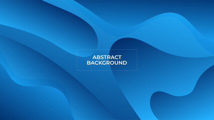 ABSTRACT BACKGROUND ELEGANT GRADIENT BLUE SMOOTH COLOR DESIGN VECTOR TEMPLATE GOOD FOR MODERN WEBSITE, WALLPAPER, COVER DESIGN 