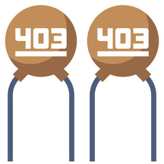 CERAMIC CAPACITOR line icon,linear,outline,graphic,illustration