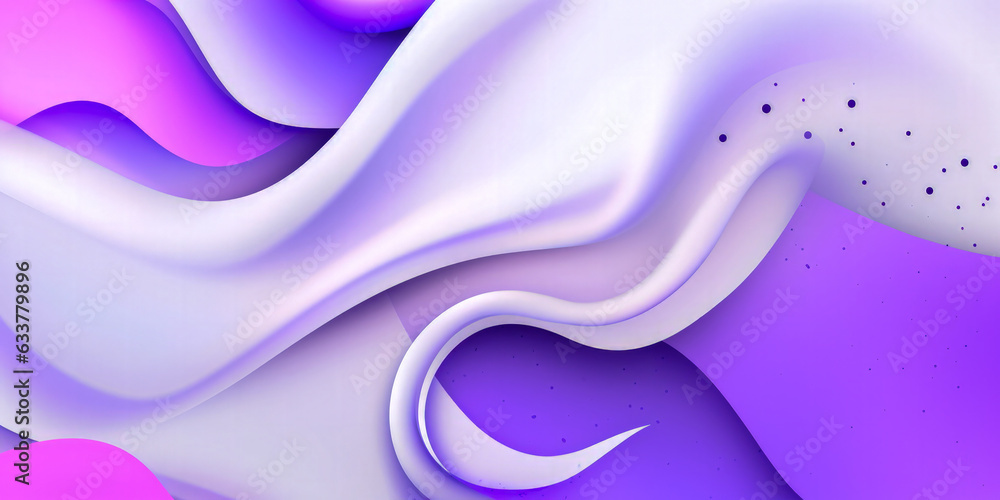 Poster abstract background with color and shape composition - generative ai