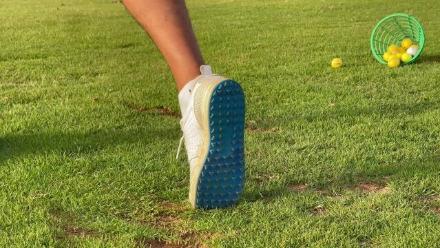 Man playing golf in Marrakesh