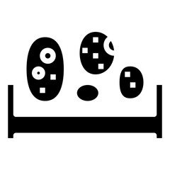 POTATO line icon,linear,outline,graphic,illustration