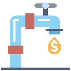 FAUCET line icon,linear,outline,graphic,illustration