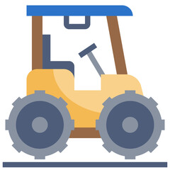 TRACTOR line icon,linear,outline,graphic,illustration