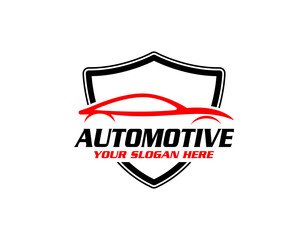 Sport Car Logo Design. Automotive, Car Showroom, Car Dealer Logo Design Vector
