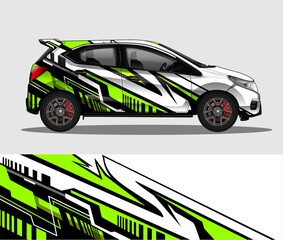  Abstract Car decal design vector. Graphic abstract stripe racing background kit designs for wrap vehicle, race car, rally, adventure and livery