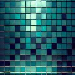 cyan tiles  background