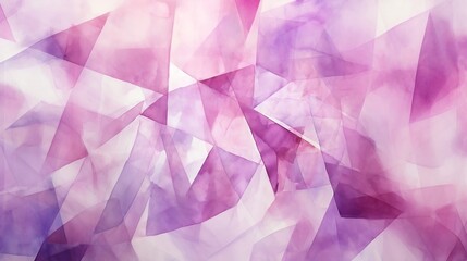 Abstract background with purple triangular shapes.