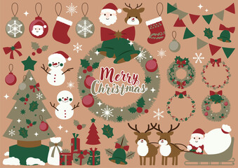 クリスマス_イラストセット1